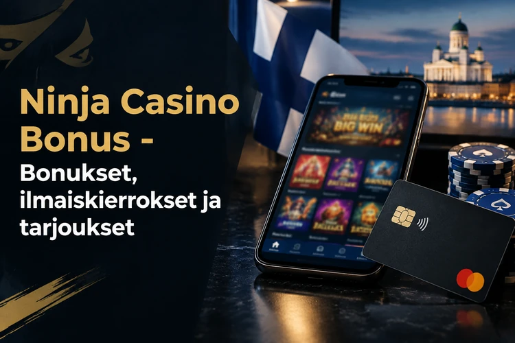 Ninja Casino Bonus - Bonukset, ilmaiskierrokset ja tarjoukset
