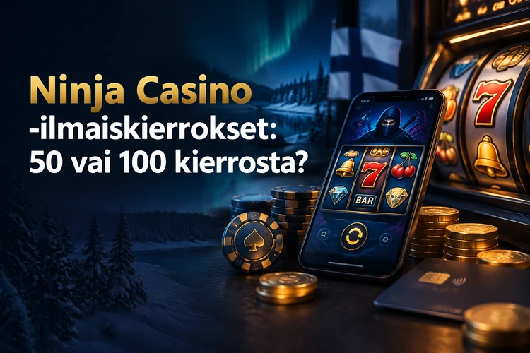 Ninja Casino -tervetuliaisbonus ja talletusbonus