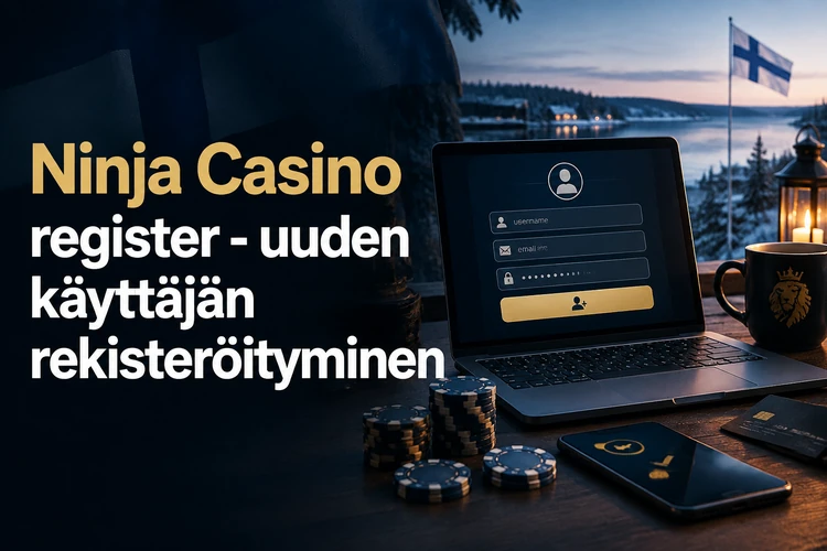 Ninja Casino register - uuden käyttäjän rekisteröityminen